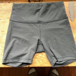 Lululemon Athletica Wunder Train High-Rise Shorts. Black. Size 8. 6” inseam